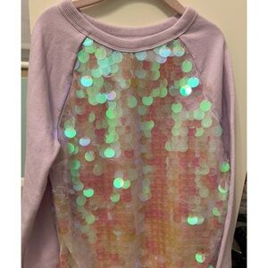 1. Cat & Jack Lavender Sequin Sweatshirt and 1. multicolor sweatshirt With hood.